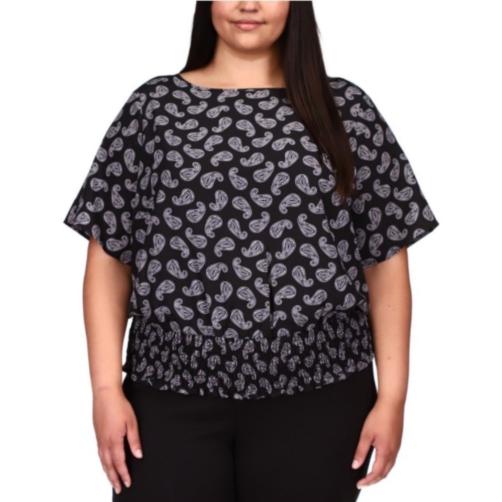 NWT MICHAEL Michael Kors Plus Size
Paisley Kimono Top